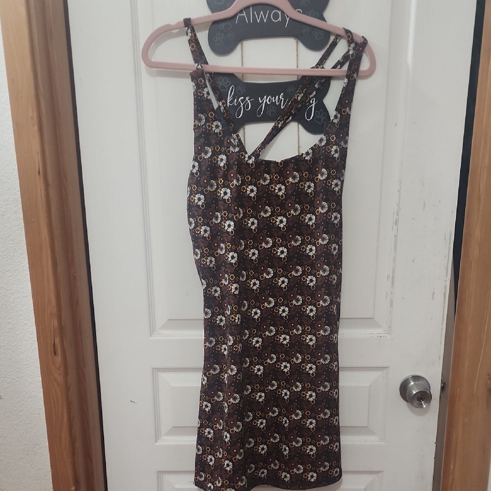 BuffBunny Floral Black Dress